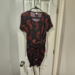 Bodycon drawstring dress
